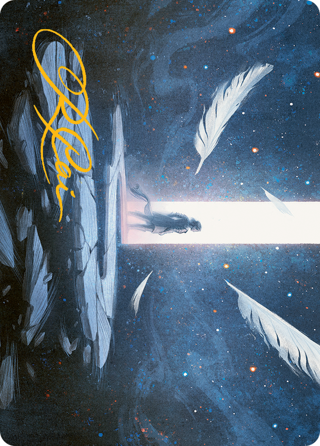 Moment of Truth Art Card (Gold-Stamped Signature) [March of the Machine Art Series] | Chromatic Games