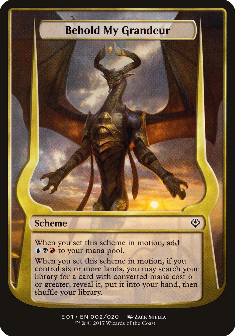 Behold My Grandeur (Schemes) [Archenemy: Nicol Bolas Schemes] | Chromatic Games