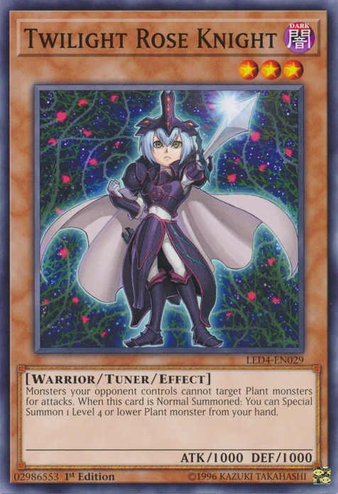 Twilight Rose Knight [LED4-EN029] Common | Chromatic Games