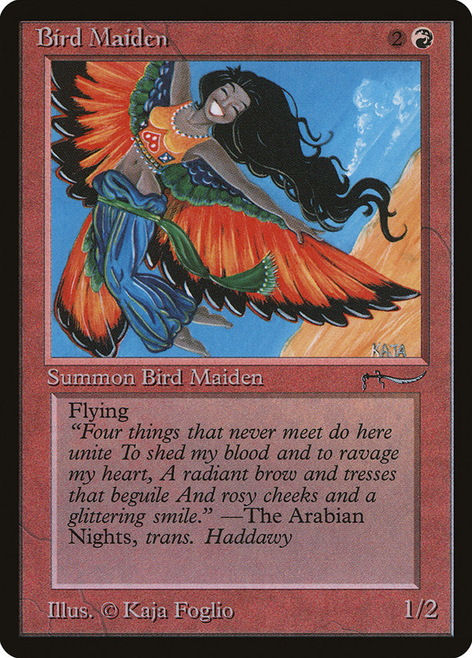 Bird Maiden (Dark Mana Cost) [Arabian Nights] | Chromatic Games