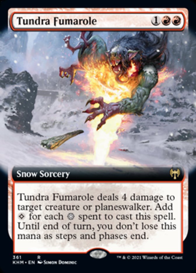 Tundra Fumarole (Extended Art) [Kaldheim] | Chromatic Games