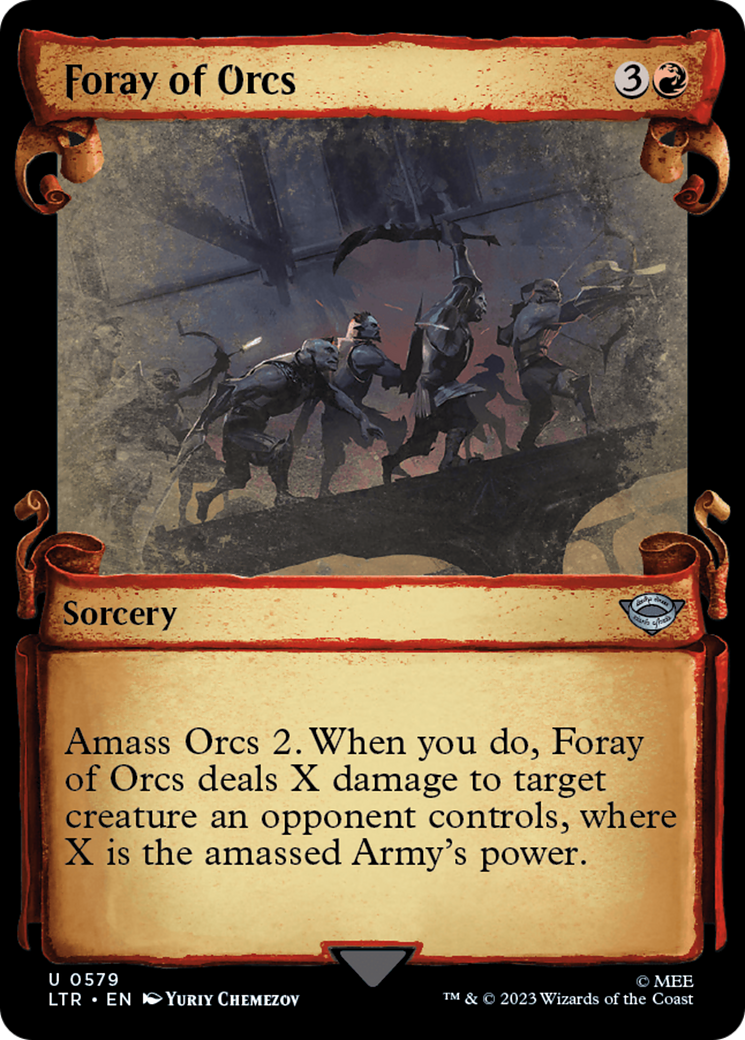 Foray of Orcs [The Lord of the Rings: Tales of Middle-Earth Showcase Scrolls] | Chromatic Games