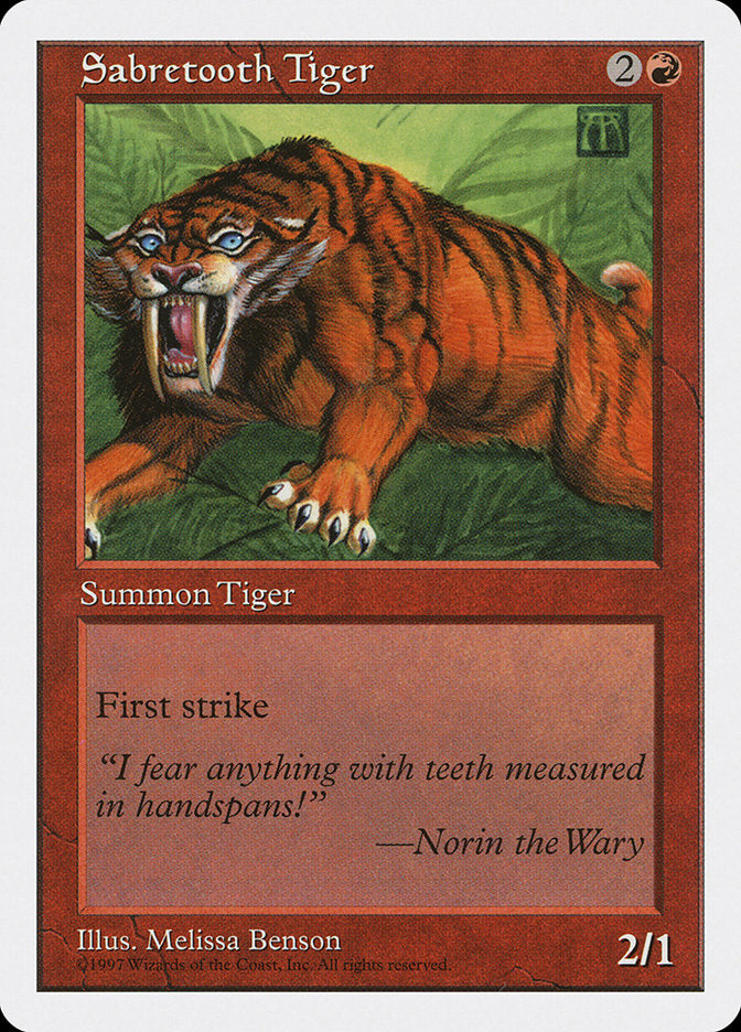 Sabretooth Tiger [Fifth Edition] | Chromatic Games