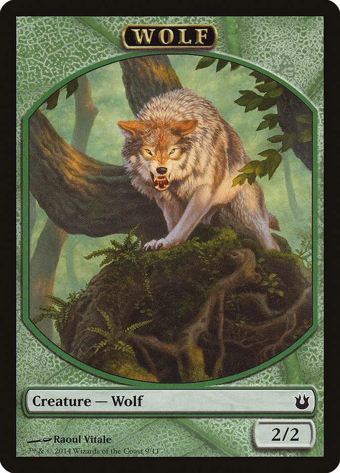 Wolf Token [Born of the Gods Tokens] | Chromatic Games