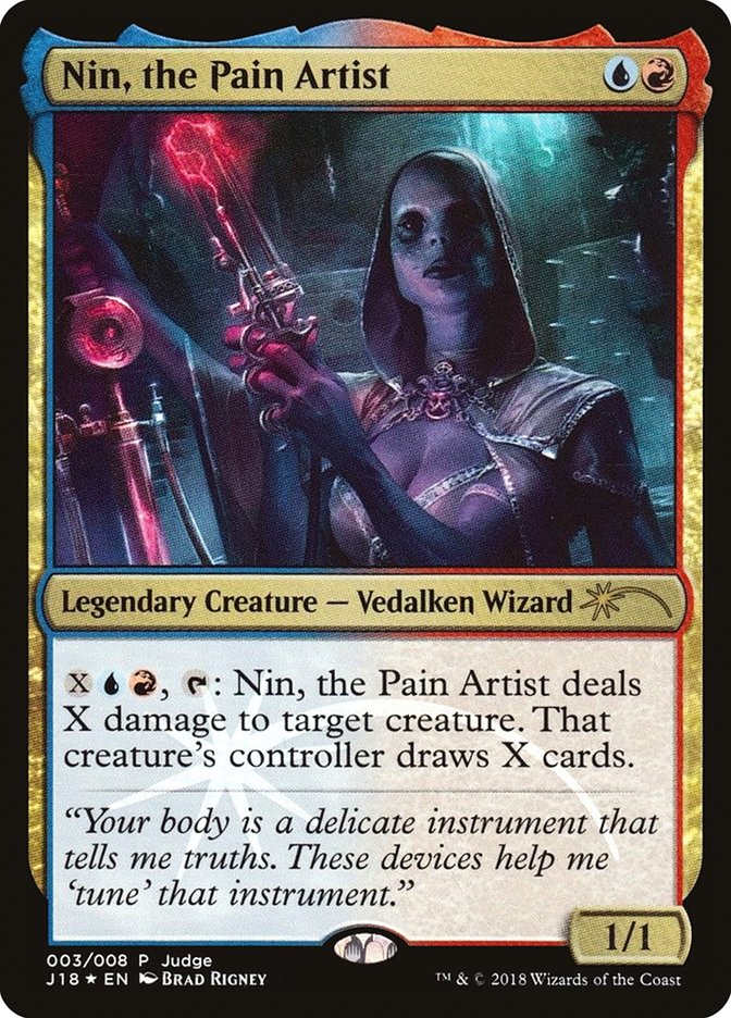 Nin, the Pain Artist [Judge Gift Cards 2018] | Chromatic Games