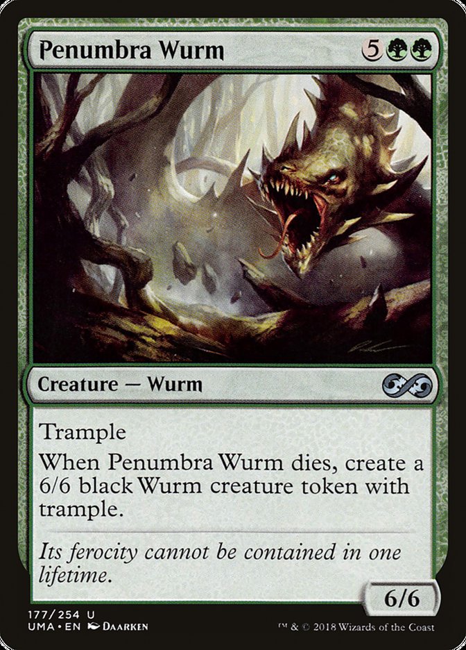 Penumbra Wurm [Ultimate Masters] | Chromatic Games