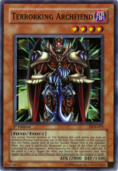 Terrorking Archfiend [DCR-072] Super Rare | Chromatic Games