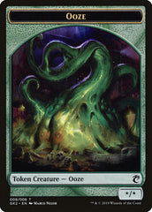 Ooze // Frog Lizard Double-Sided Token [Ravnica Allegiance Guild Kit Tokens] | Chromatic Games