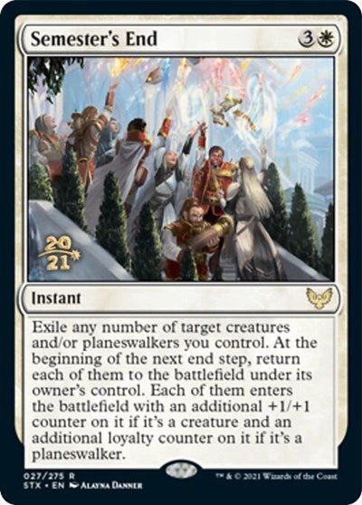 Semester's End [Strixhaven: School of Mages Prerelease Promos] | Chromatic Games
