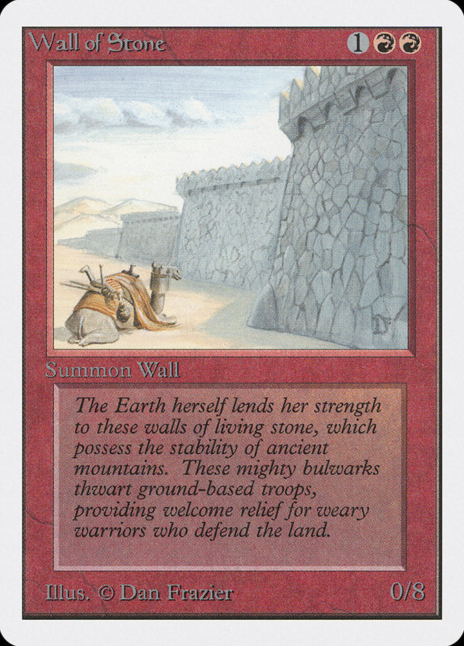 Wall of Stone [Unlimited Edition] | Chromatic Games