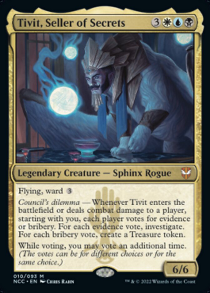 Tivit, Seller of Secrets [Streets of New Capenna Commander] | Chromatic Games