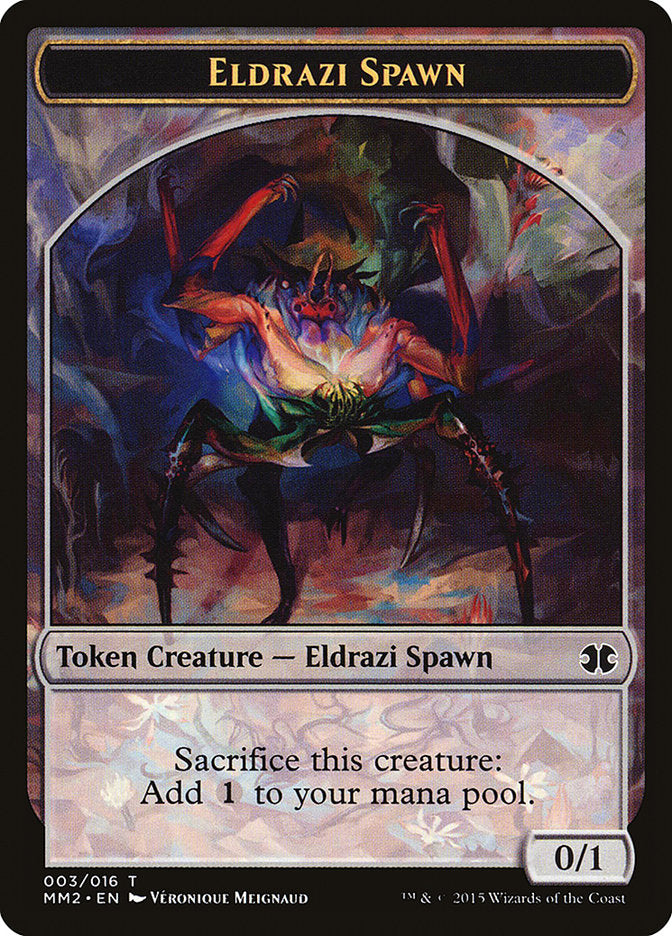 Eldrazi Spawn Token (003/016) [Modern Masters 2015 Tokens] | Chromatic Games