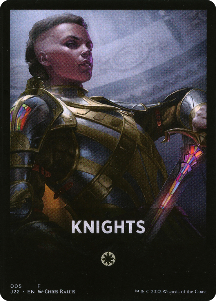 Knights Theme Card [Jumpstart 2022 Front Cards] | Chromatic Games