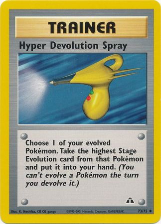 Hyper Devolution Spray [Neo Discovery] | Chromatic Games