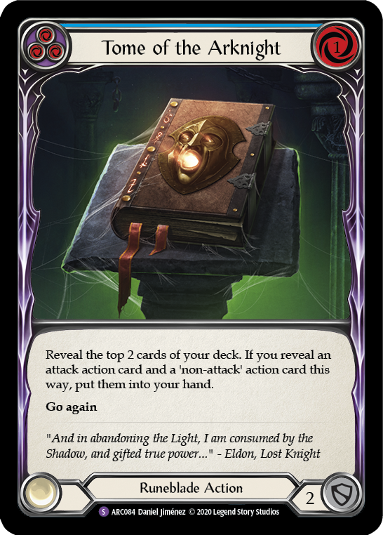 Tome of the Arknight [U-ARC084] (Arcane Rising Unlimited)  Unlimited Rainbow Foil | Chromatic Games