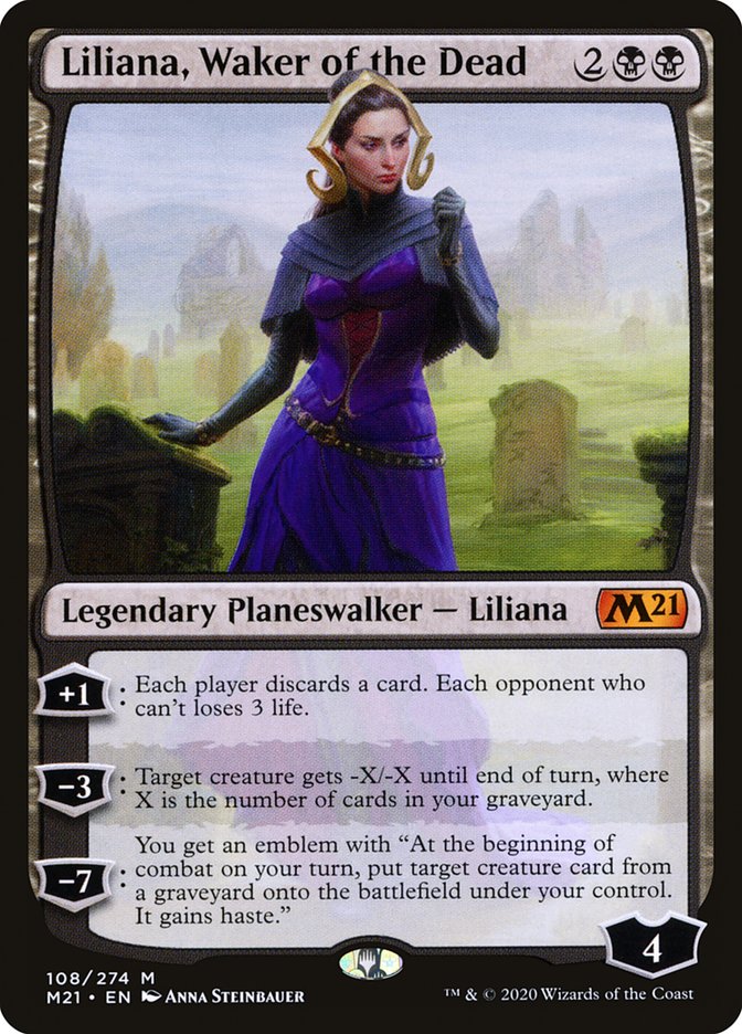 Liliana, Waker of the Dead [Core Set 2021] | Chromatic Games