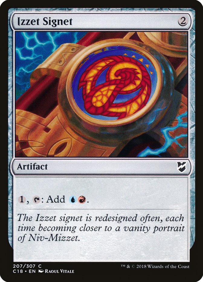 Izzet Signet [Commander 2018] | Chromatic Games