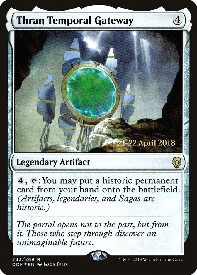 Thran Temporal Gateway [Dominaria Prerelease Promos] | Chromatic Games