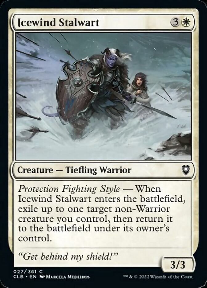 Icewind Stalwart [Commander Legends: Battle for Baldur's Gate] | Chromatic Games