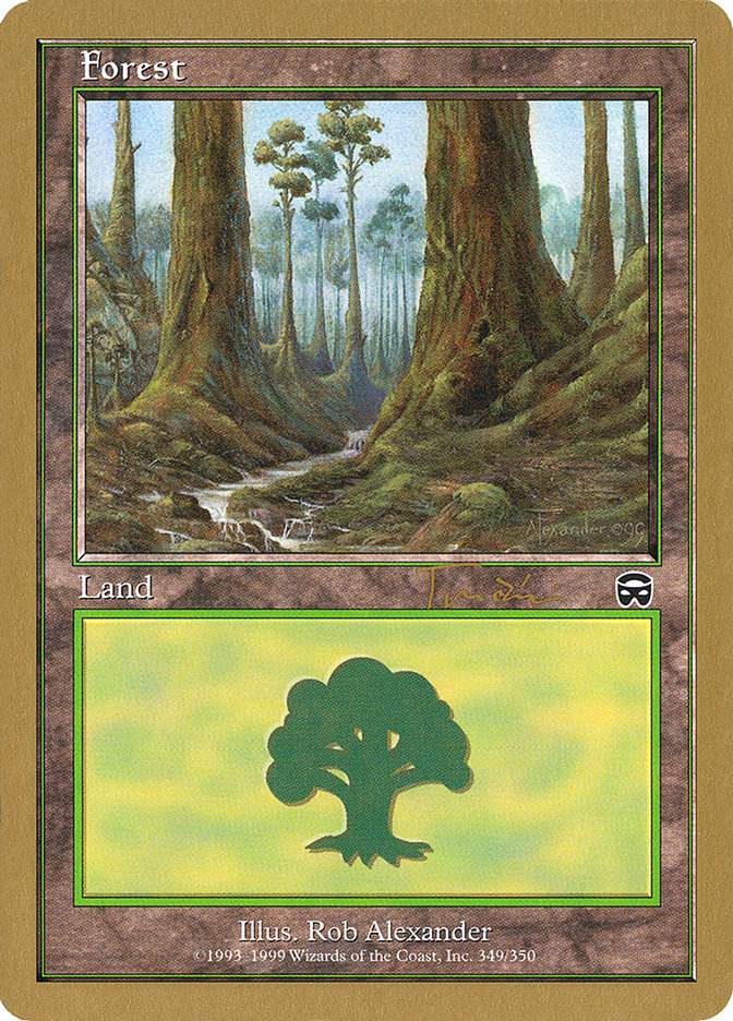 Forest (jt349) (Jan Tomcani) [World Championship Decks 2001] | Chromatic Games