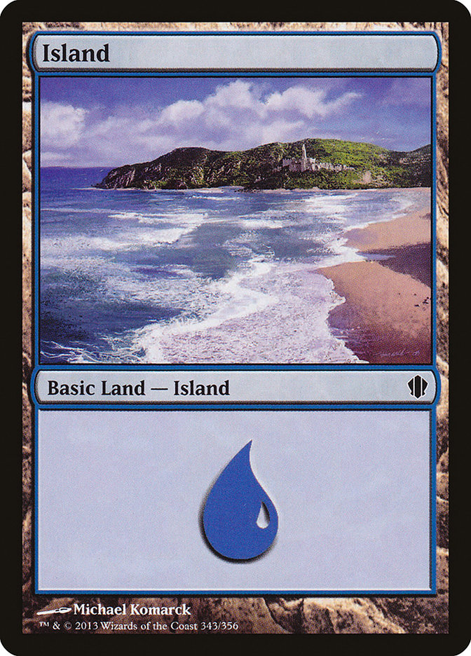 Island (343) [Commander 2013] | Chromatic Games