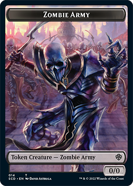 Zombie Army Double-Sided Token [Starter Commander Decks] | Chromatic Games