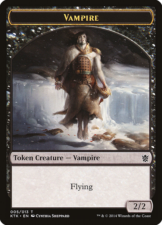 Vampire Token [Khans of Tarkir Tokens] | Chromatic Games