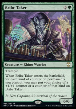 Bribe Taker (Promo Pack) [Streets of New Capenna Commander Promos] | Chromatic Games