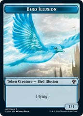 Bird Illusion // Beast (011) Double-Sided Token [Commander 2020 Tokens] | Chromatic Games