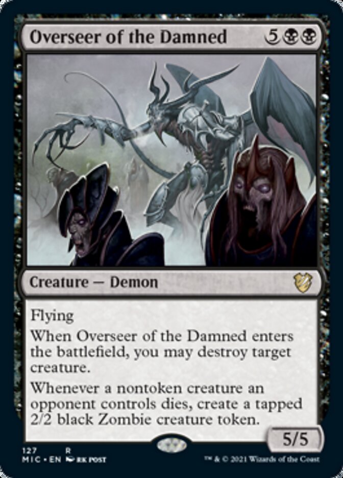 Overseer of the Damned [Innistrad: Midnight Hunt Commander] | Chromatic Games