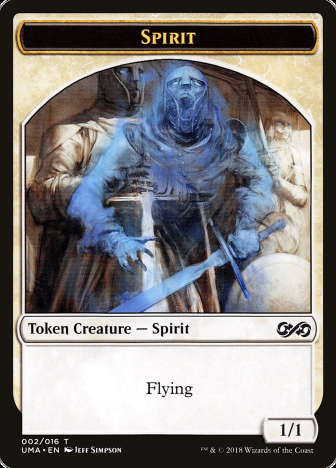 Spirit Token (002/016) [Ultimate Masters Tokens] | Chromatic Games