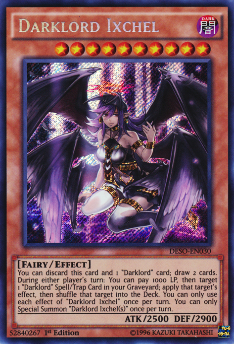 Darklord Ixchel [DESO-EN030] Secret Rare | Chromatic Games