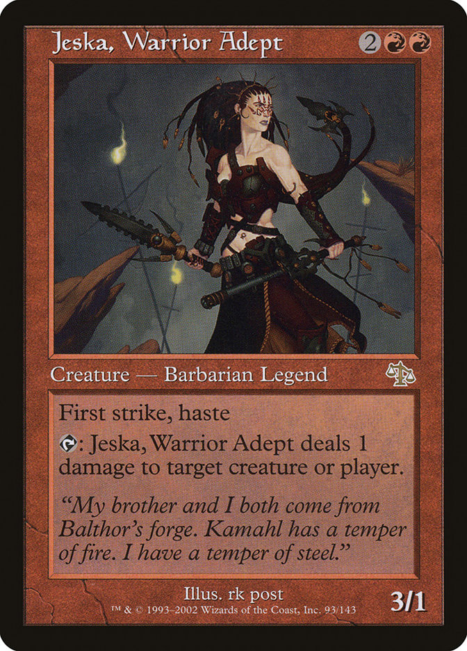 Jeska, Warrior Adept [Judgment] | Chromatic Games