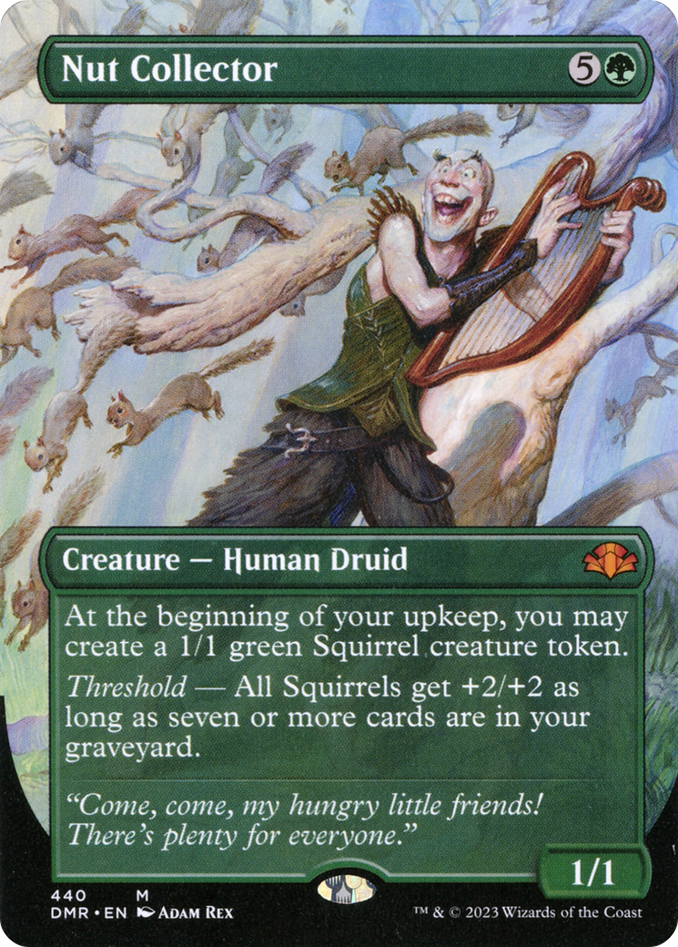 Nut Collector (Borderless Alternate Art) [Dominaria Remastered] | Chromatic Games