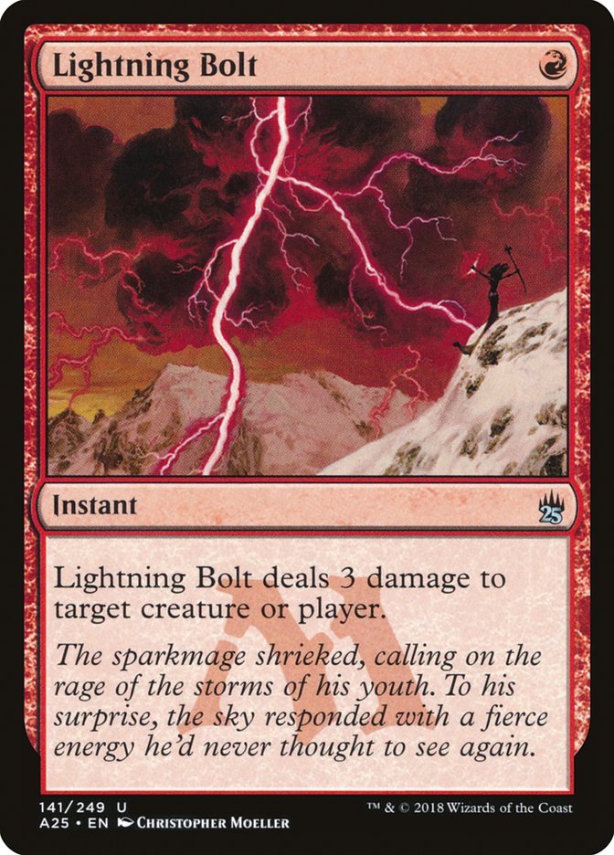 Lightning Bolt [Masters 25] | Chromatic Games