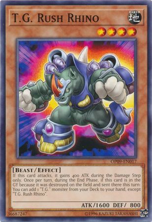 T.G. Rush Rhino [OP09-EN017] Common | Chromatic Games