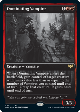 Dominating Vampire [Innistrad: Double Feature] | Chromatic Games