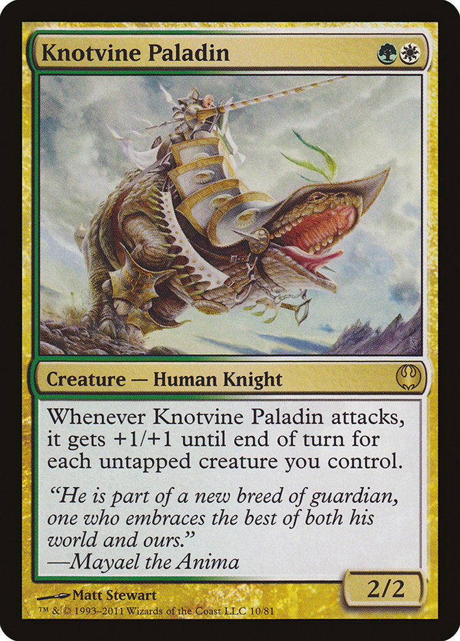 Knotvine Paladin [Duel Decks: Knights vs. Dragons] | Chromatic Games