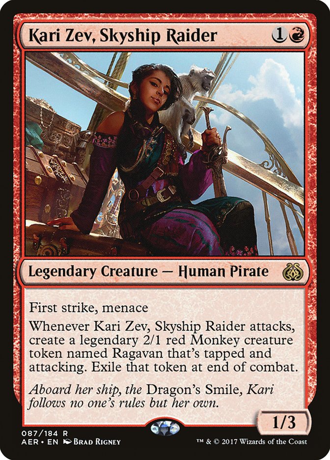 Kari Zev, Skyship Raider [Aether Revolt] | Chromatic Games