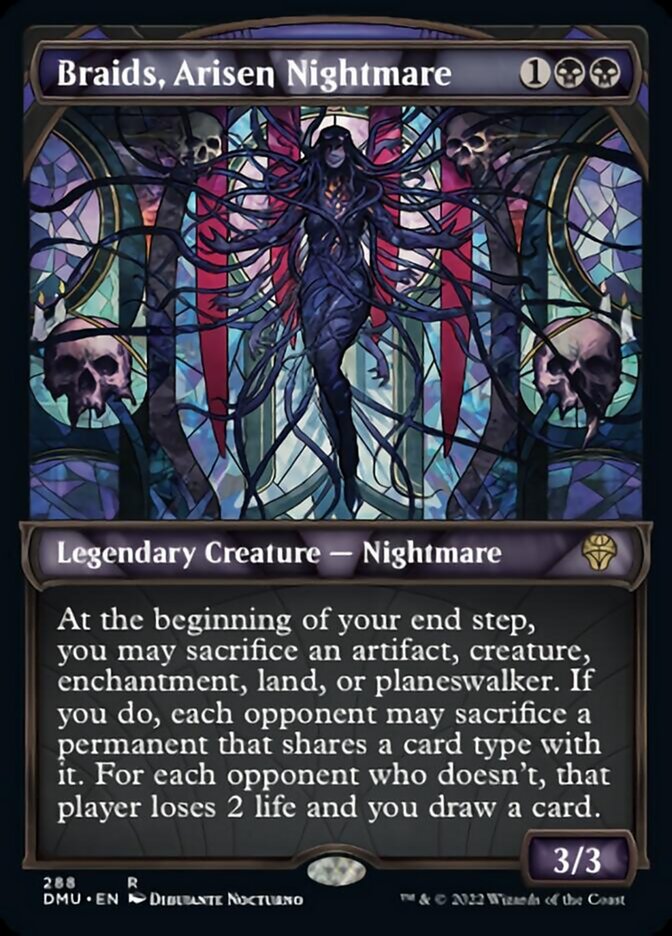 Braids, Arisen Nightmare (Showcase) [Dominaria United] | Chromatic Games