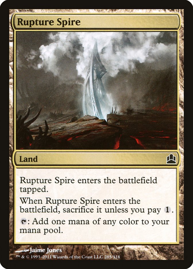 Rupture Spire [Commander 2011] | Chromatic Games