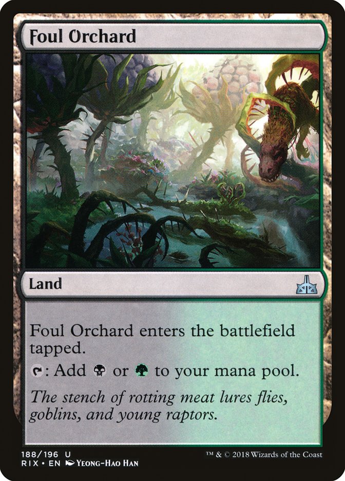 Foul Orchard [Rivals of Ixalan] | Chromatic Games