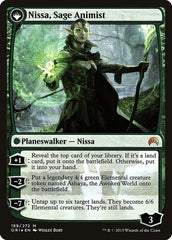 Nissa, Vastwood Seer // Nissa, Sage Animist [Magic Origins Prerelease Promos] | Chromatic Games