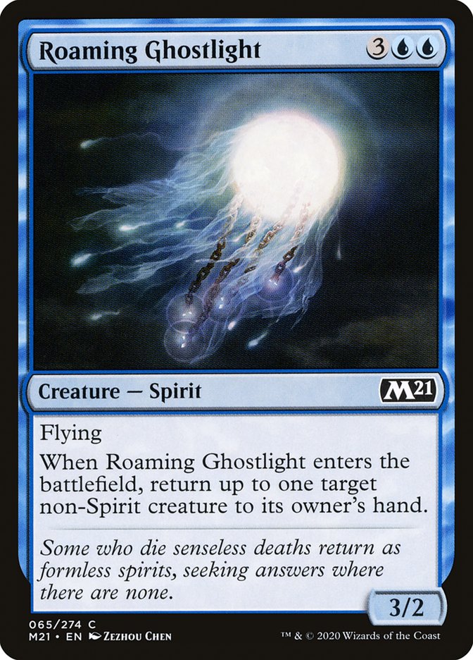 Roaming Ghostlight [Core Set 2021] | Chromatic Games