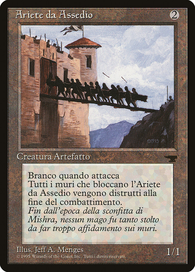 Battering Ram (Italian) - "Ariete da Assedio" [Rinascimento] | Chromatic Games