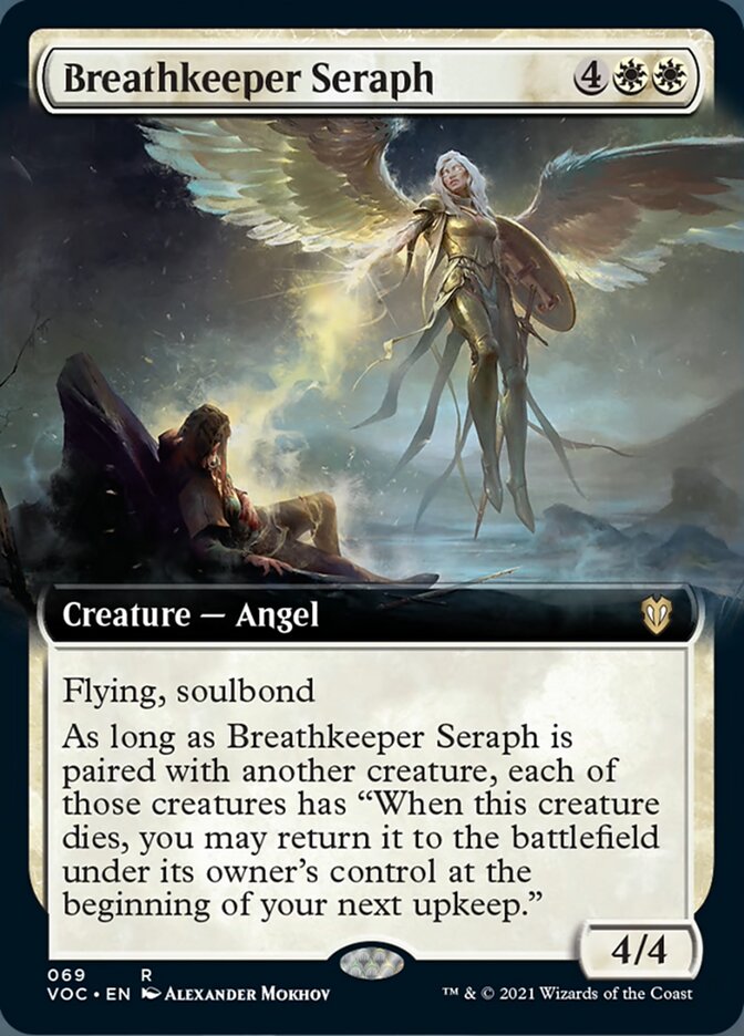 Breathkeeper Seraph (Extended Art) [Innistrad: Crimson Vow Commander] | Chromatic Games