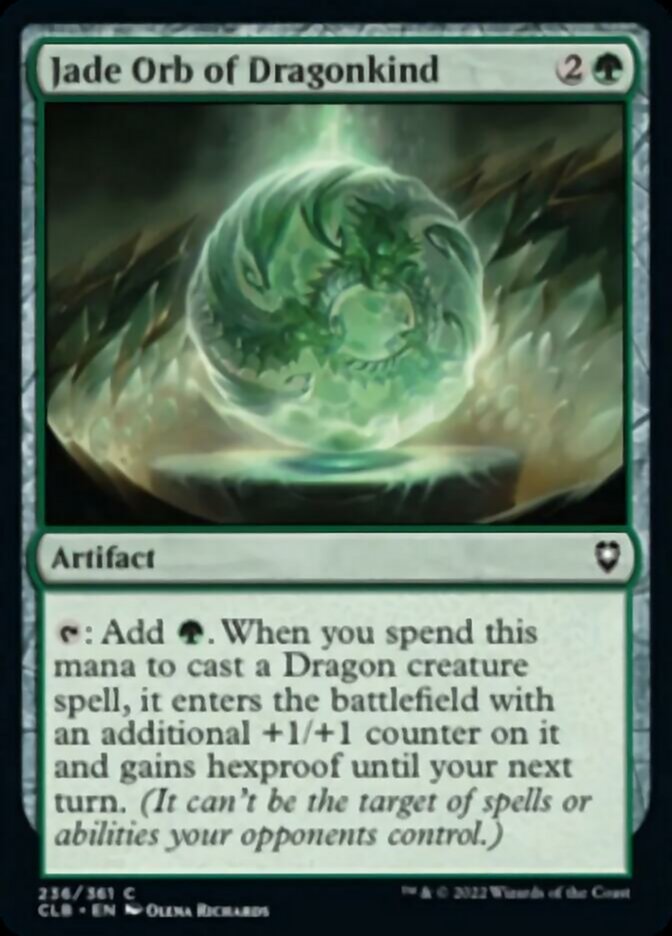 Jade Orb of Dragonkind [Commander Legends: Battle for Baldur's Gate] | Chromatic Games