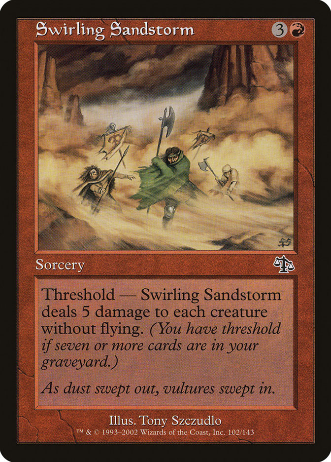 Swirling Sandstorm [Judgment] | Chromatic Games