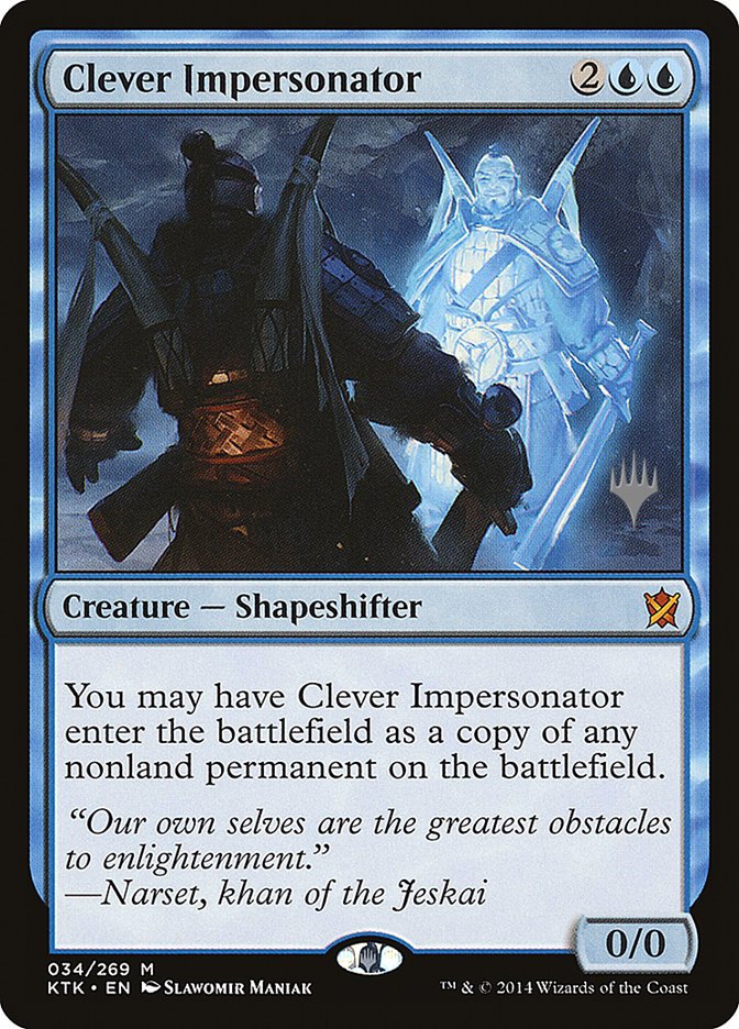 Clever Impersonator (Promo Pack) [Khans of Tarkir Promos] | Chromatic Games