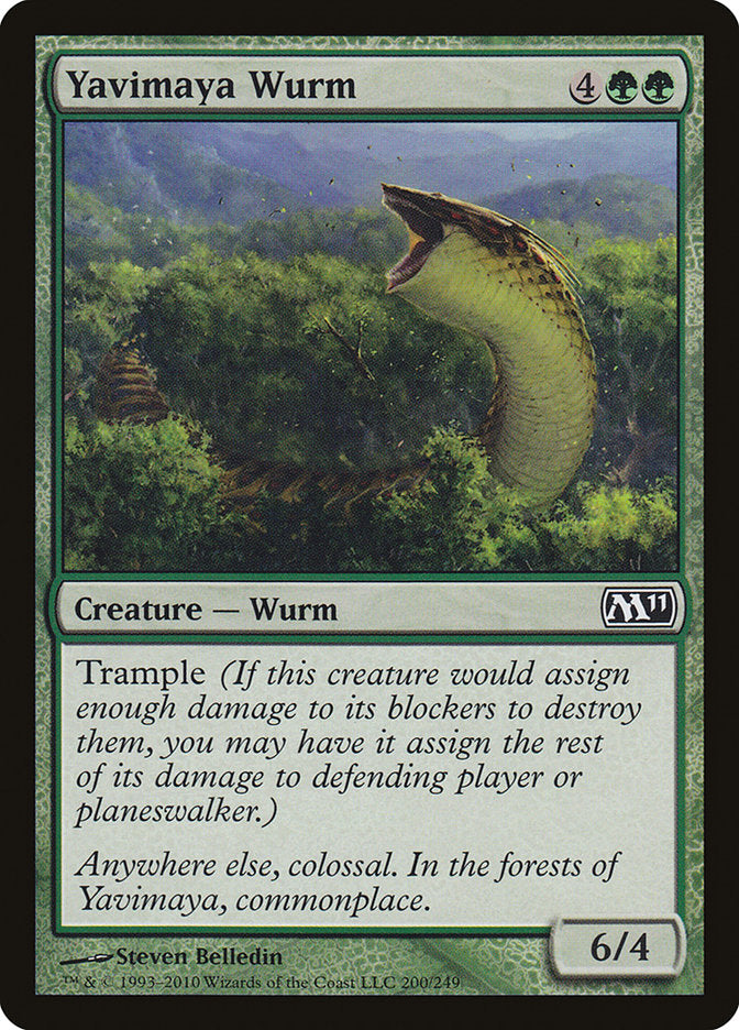 Yavimaya Wurm [Magic 2011] | Chromatic Games